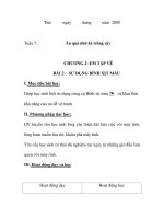 GIÁO ÁN MÔN TIN HỌC EM TẬP VẼ BÀI 2 : SỬ DỤNG BÌNH XỊT MÀU pptx