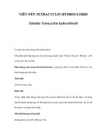 VIÊN NÉN TETRACYCLIN HYDROCLORID docx