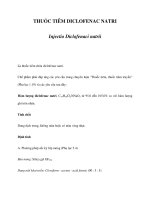 THUỐC TIÊM DICLOFENAC NATRI potx