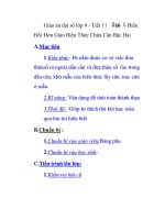 Giáo án đại số lớp 9 - Tiết 11 Biến Đổi Đơn Giản Biểu Thức Chứa Căn Bậc Haii ppsx