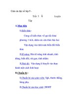 Giáo án đại số lớp 9 - Tiết 5 luyên tập doc