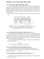 GIÁO TRÌNH MÁY ĐIỆN - PHẦN I - MÁY ĐIỆN MỘT CHIỀU - CHƯƠNG 4 pps