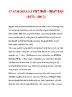 37 NĂM QUAN HỆ VIỆT NAM – NHẬT BẢN (1973 – 2010)_2 ppsx