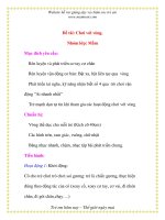 Giáo án chương trình đổi mới Đề tài: Chơi với vòng pdf