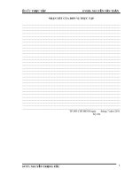 Báo cáo thực tập cơ khí tại công ty cổ phần dệt vải phong phú pps