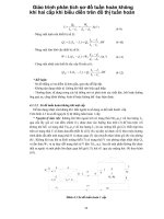 Giáo trình phân tích sơ đồ tuần hoàn không khí hai cấp khi biểu diễn trên đồ thị tuần hoàn p1 potx
