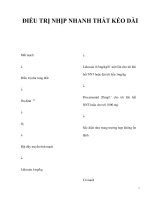 ĐIỀU TRỊ NHỊP NHANH THẤT KÉO DÀI doc