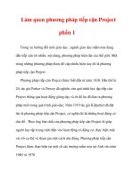 Làm quen phương pháp tiếp cận Project phần 1 docx