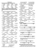 ĐỀ KIỂM TRA SỐ 2 pps