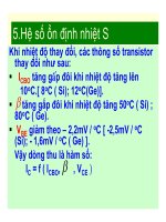 Điện tử học : Mạch phân cực Transistor lưỡng cực nối part 4 pot