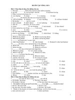 BÀI ÔN TẬP VÒNG 2 SỐ 1 potx