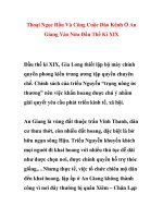 Thoại Ngọc Hầu Và Công Cuộc Đào Kênh Ở An Giang Vào Nửa Đầu Thế Kỉ XIX ppt