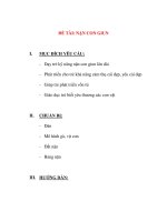 Giáo án chương trình đổi mới ĐỀ TÀI: NẶN CON GIUN ppsx