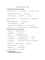 KIỂM TRA HỌC KỲ I – ĐỀ 4 pot