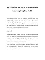 Tác dụng hỗ trợ sinh sản của estrogen trong kích thích buồng trứng bằng GnRHa pptx