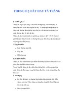 THỦNG DẠ DÀY HAY TÁ TRÀNG pdf