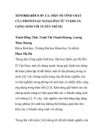 BÁO CÁO KHOA HỌC: 