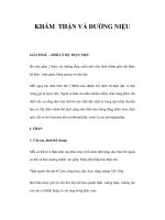 KHÁM THẬN VÀ ĐƯỜNG NIỆU docx