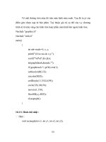 Giáo trình Ngôn ngữ lập trình C part 10 potx