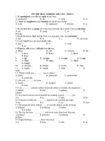 ÔN THI TRẮC NGHIỆM ANH VĂN - TEST 2 ppsx