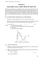 GIÁO TRÌNH KỸ THUẬT ĐIỆN - CHƯƠNG 2 MẠCH ĐIỆN XOAY CHIỀU HÌNH SIN PHA ppt