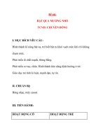 Giáo án chương trình mới: Lớp lá Đề tài: BẬT QUA MƯƠNG pdf