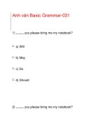 Anh văn Basic Grammar-031 pot