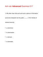 Anh văn Advanced Grammar-017 pptx