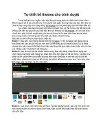 Tự thiết kế themes cho trình duyệt doc