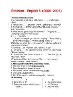 Revision – English 6 (2006- 2007) doc