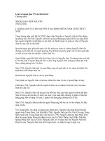 Lược sử ngoại giao VN các thời trước - Chương mười NGOẠI GIAO THỜI NGUYỄN (Thế kỷ XIX) ppsx