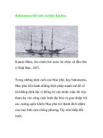 Bakumatsu đổi mới và hiện đại hóa docx