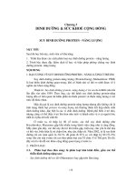 DINH DƯỠNG VÀ SỨC KHỎE CỘNG ĐỒNG potx