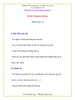 Giáo án chương trình mới: Lớp lá Đề tài: Nòng nọc tìm mẹ pptx