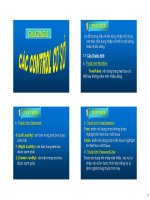 bài giảng lập trình kỹ thuật chương 5 các control cơ sở