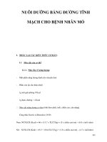 NUÔI DƯỠNG BẰNG ĐƯỜNG TĨNH MẠCH CHO BỆNH NHÂN MỔ ppsx