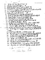 Đề cương cấu tạo ô tô