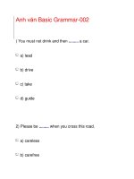 Anh văn Basic Grammar-002 ppt