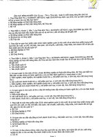 Câu hỏi thi công chức lĩnh vực nông nghiệp thủy hải sản thành phố hà nội