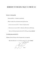 HORMON VỎ THƯỢNG THẬN VÀ THUỐC GC potx