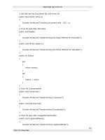 Giáo trình hướng dẫn truy cập phương thức gán đối tượng cho một giao diện đối lập trừu tượng p3 potx