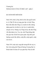 Chương hai: NGOẠI GIAO CỦNG CỐ ĐỘC LẬP – phần 3 ĐÁNH RỒI MỚI ĐÀM doc