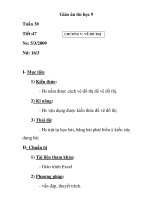 Giáo án tin học 9 - CHƯƠNG V: VẼ ĐỒ THỊ doc