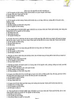 Câu hỏi thi công chức lĩnh vực lao động thương binh xã hội thành phố hà nội