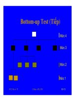 Bài giảng công nghệ phần mềm : Kiểm thử và Bảo trì part 5 pptx