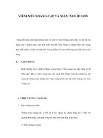 VIÊM MŨI XOANG CẤP VÀ MÃN NGƯỜI LỚN pot