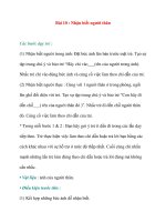 Giáo dục đặc biệt: Bài 10 : Nhận biết người thân doc