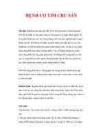 BỆNH CƠ TIM CHU SẢN pot