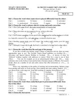 KỲ THI TỐT NGHIỆP THPT (THI THỬ) NĂM 2011 - Mã đề 114 doc