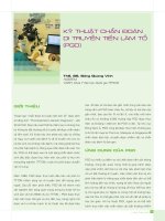 KỸ THUẬT CHUẨN ĐOÁN DI TRUYỀN TIỀN TỐ LÀM TỔ (PGD) potx